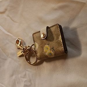 Coach photo keychain